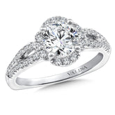 Halo Engagement Ring